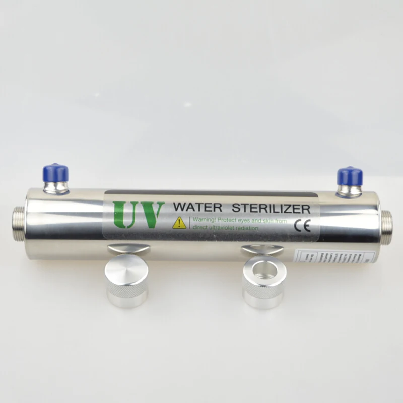 Очистка воды 304 из нержавеющей стали УФ стерилизатор 16 Вт очиститель воды для бытовой очистки воды ультрафиолетовый стерилизатор воды