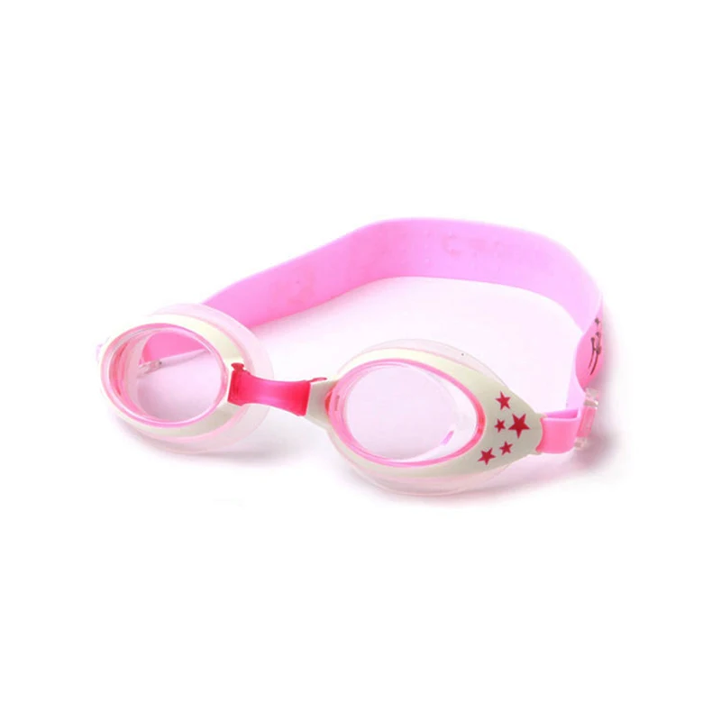 Бренд COPOZZ 1* детские очки для плавания на открытом воздухе, детские очки для плавания, противотуманные очки для плавания, регулируемые - Цвет: Черный