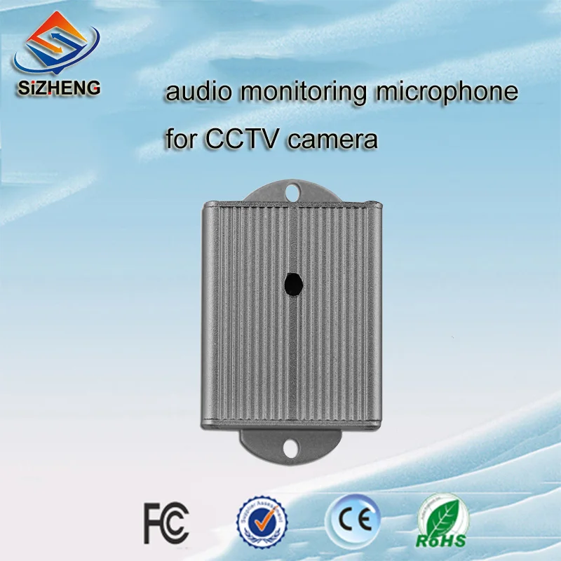 

SIZHENG SIZ-130 Anti-riot cctv microphone -52dB voice pick up audio monitoring security accessories for cctv cameras