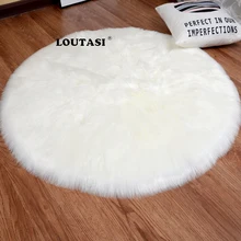 LOUTASI мягкие искусственные коврик из овчины крышка стула Спальня коврик для гостиной ковер сиденье шерсть теплые Textil меха плотная небольшой ворсистый ковер