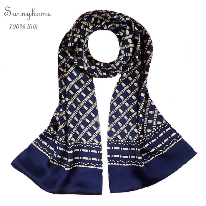 Бренд Foulard Demme Soie De Marque, дизайнерский Шелковый мужской шарф, Мода, атласные шелковые шали и шарфы, Двусторонний Шелковый плащ