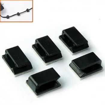 

CHIZIYO 30Pcs/Lot Self-adhesive Rectangle Wire Tie Cable Mount Clamp Clip Navigator Tachograph Cable Clamp Automotive Wire Clip