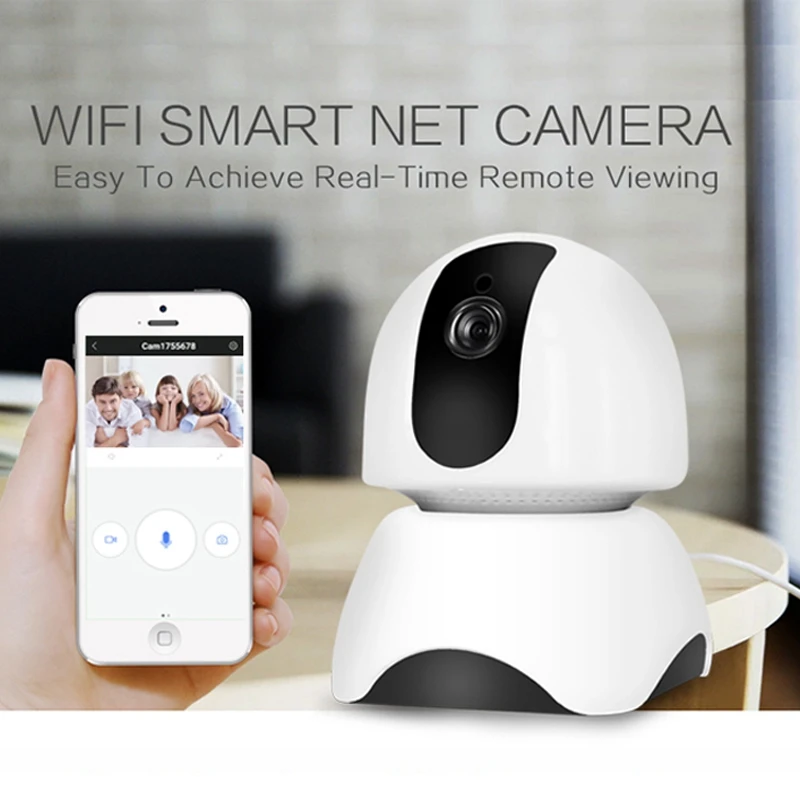 

2 pcs of MOOL 3D Motion Detection Full Range Video Camera Wifi Camera For Home Babyphone Camera