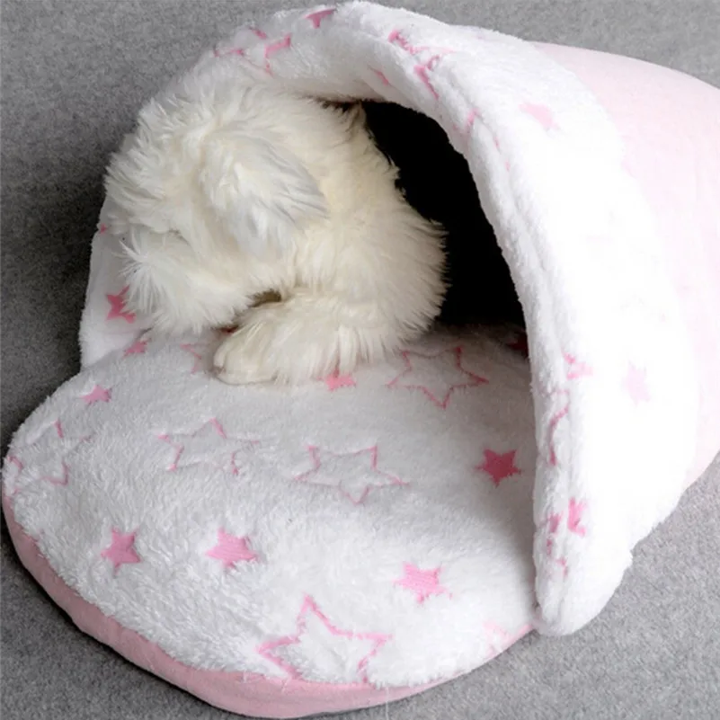 Pet products warm soft dog house slepping Collapsible Indoor Plush