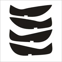 Е-класс межкомнатных дверей анти kick фильм углеродного волокна наклейки изменение цвета защиты для Mercedes-Benz E200L E300L