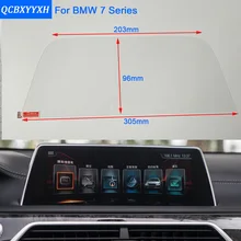 Автомобильный Стайлинг 10,2 дюймов gps навигационный экран стальная стеклянная Защитная пленка для BMW 7 серия управление ЖК-экраном Автомобильная наклейка