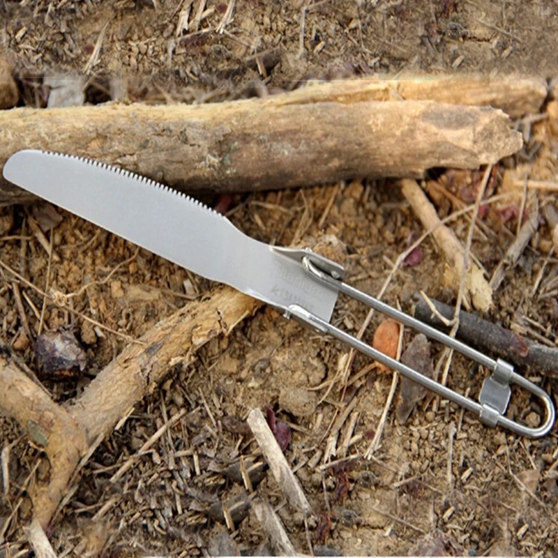 Keith titanio plegable cuchillo que acampa al aire libre cubiertos Vajilla conveniente portátil ultraligero 13.8G ti5304