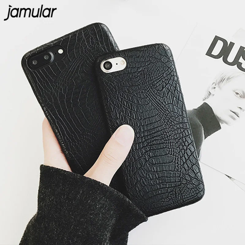 

Leather Cover For iphone 6 6s Luxury Crocodile Snake Print Leather Back Cover Case for iphone 6 6s 6 Plus Phone Bags Cases Skin