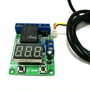 

Waterproof DS18B20 temperature probe thermostat voltage relay smart thermostats timer switch