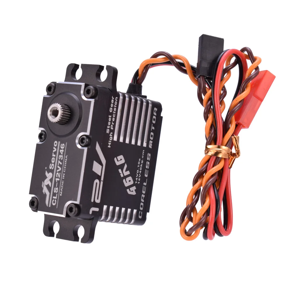 JX CLS 12V7346 46 кг 12V Servo 180 градусов HV Высокая точность Сталь Шестерни цифровой