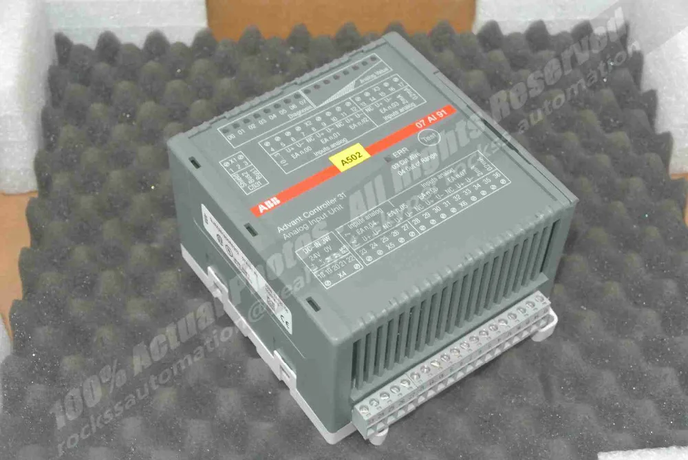 

Advant Controller 31 Analog Input Unit GJR5251600R0202 07AI91F5 Used Good In Condition With Free DHL / EMS