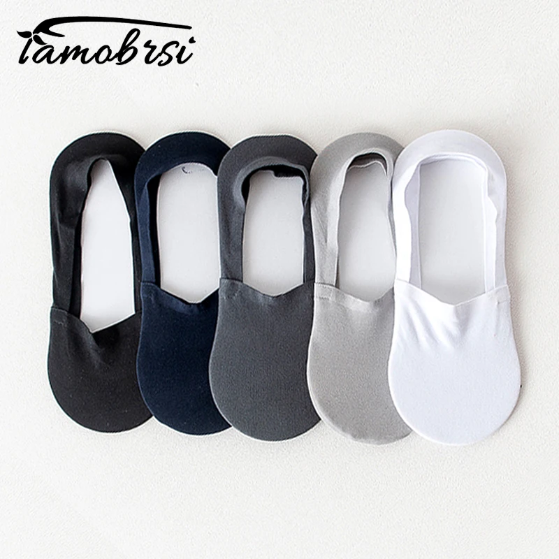 

Novelty Summer Coolmax Ankle Invisible Socks Silicone Casual Solid Simple Non-slip Socks Men Socks Women Happy Boat Cotton Socs