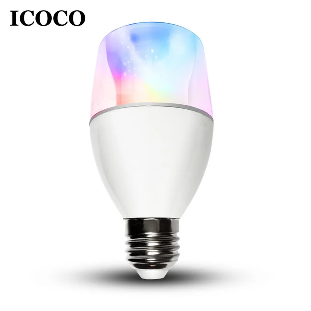 

ICOCO Bluetooth Speaker Light Bluetooth Audio Light Smart Speaker Alarm Light Bulb Music Bulb LED Music Light APP Control Sale