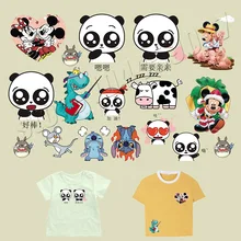 Мультяшные наклейки для детей моющиеся печатные термотрансферные Parches Allpque на одежде ручной работы DIY качественные патчи