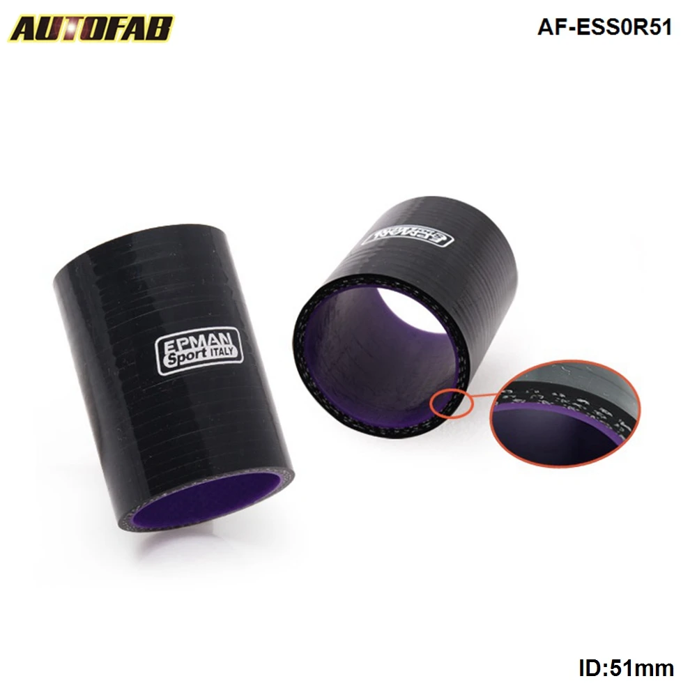 

Straight Silicone Hose 2" 51mm Intercooler Coupler Tube Pipe Black For Honda 08-12 Accord 2Dr AF-ESS0R51
