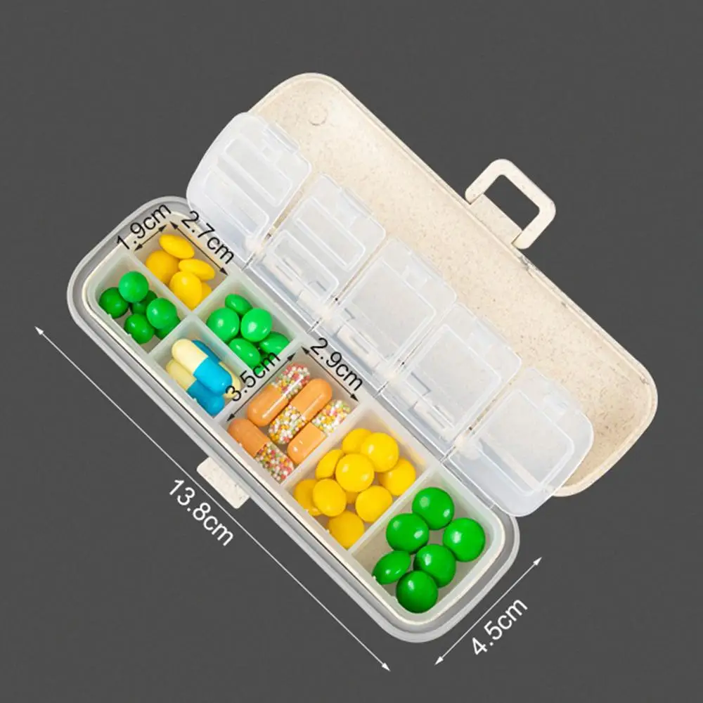 

Colorful Weekly Pill Case 4 time Daily Medicine Storage Tablet Box Container 7 Days Dispenser Storage Organizer Plastic 5pz