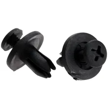 50Pcs Auto Bumper Fastener Rivet Retainer Push Engine Cover Fender Car Door Trim Panel Clip Fasteners