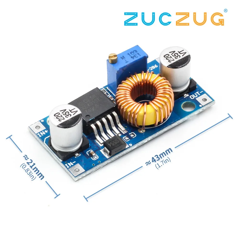 1 шт. XL4005 DSN5000 Beyond LM2596 DC-DC Регулируемый понижающий модуль питания 5A | Электронные
