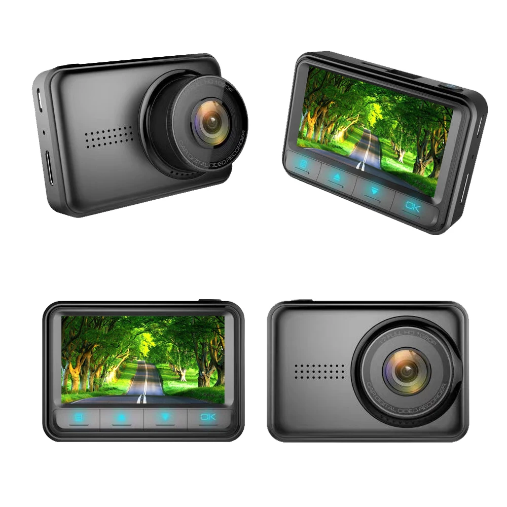 Addkey Mini Видеорегистраторы для автомобилей тире Камера 2.45 дюймов Full HD 1080 P Новатэк