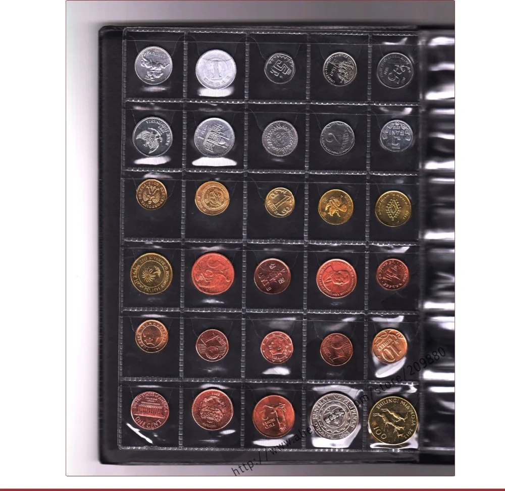 Новинка 2019 3 стиля альбом для монет в русском стиле 10 страниц 250 отделений