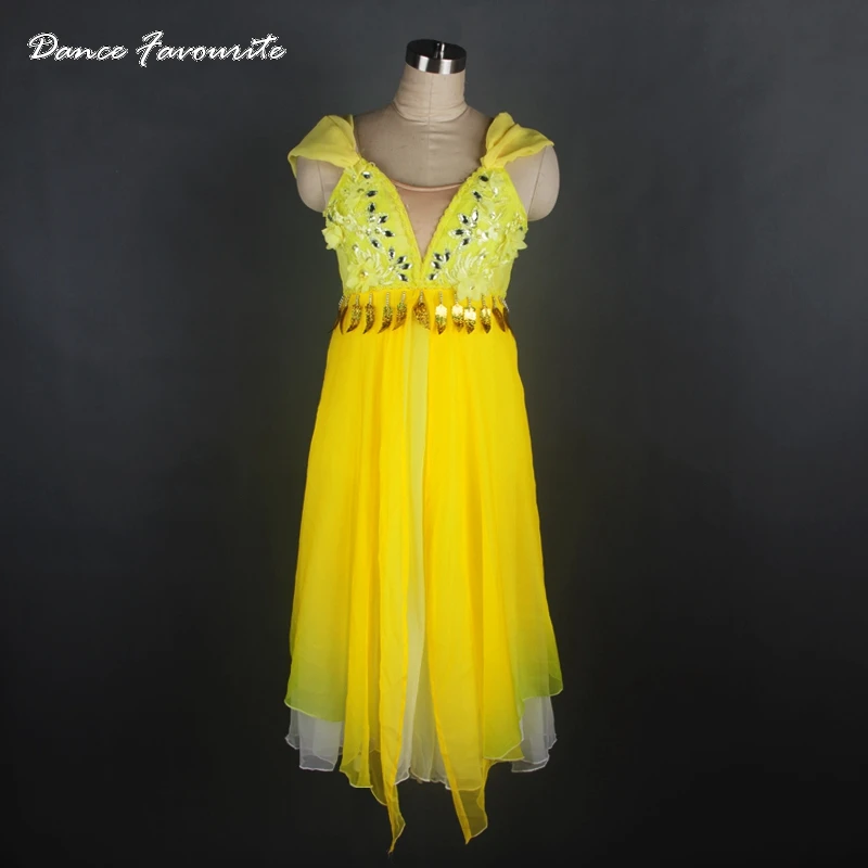yellow ballet tutu dress