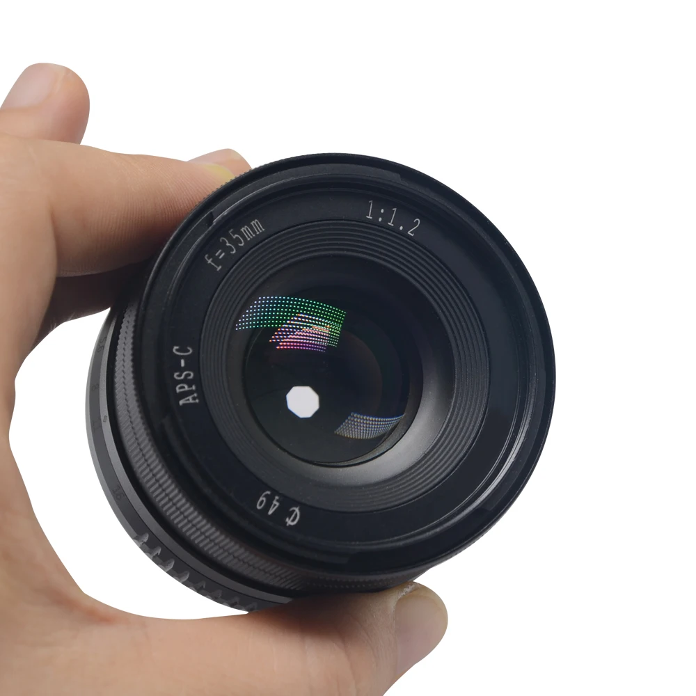 Mcoplus 35 мм F1.2 ручная фокусировка фиксированный объектив для sony E-mount A7 A7R A6000 A6300 для Fuji XF APS-C микро одиночные камеры