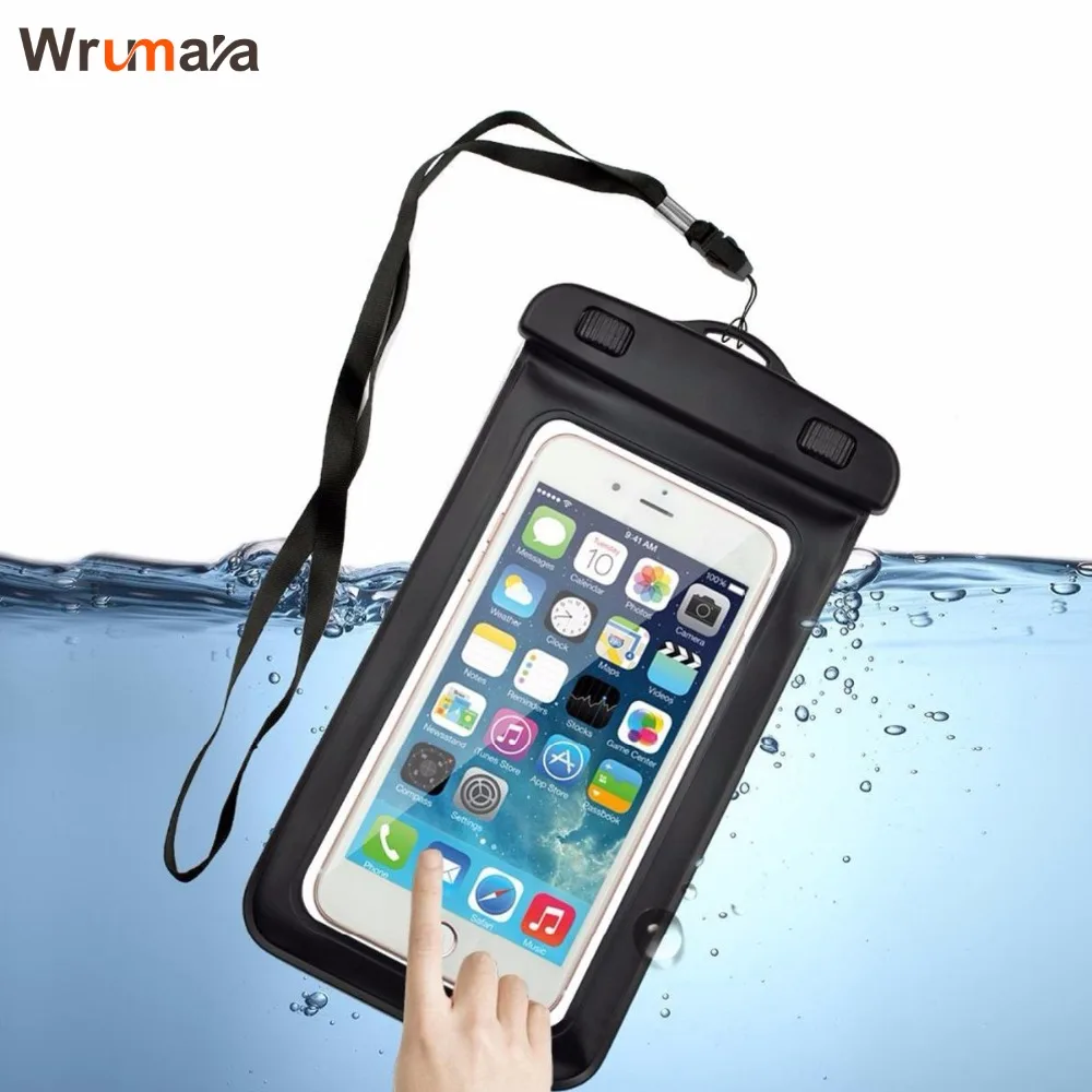 

For iPhone 7 6 6s plus 5 5s Samsung galaxy S7 S6 edge NOTE 8 XIAOMI LG Sealed Waterproof Underwater Mobile Phone Bag Pouch Case