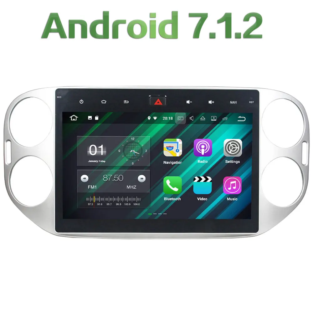 Android 7 1 2 Quad Core 2GB RAM 16GB ROM 10 1 HD Car Radio GPS
