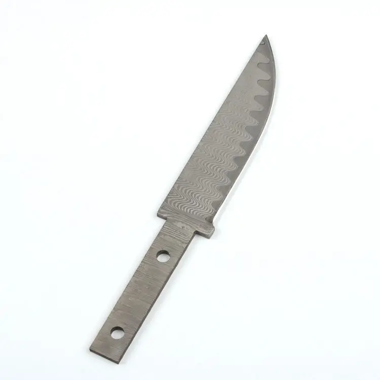 Дамаск/VG10 классический охотничий нож с лезвием заготовки DIY наборы фиксированное лезвие 57HRC нож для кемпинга