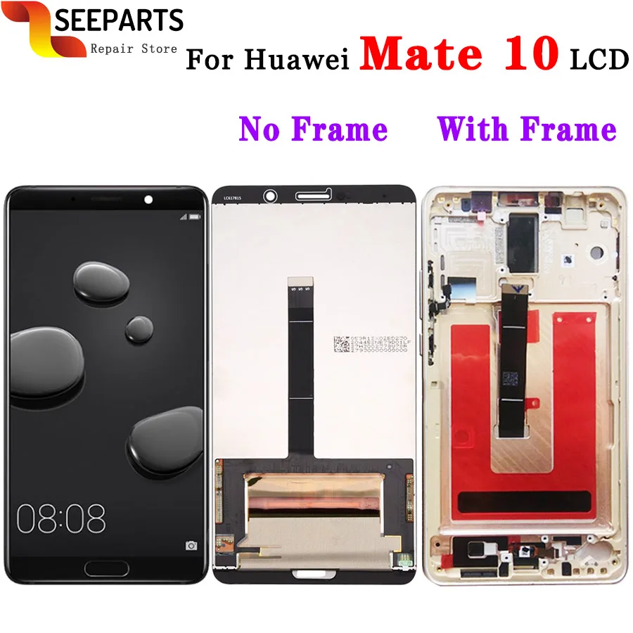 Для Huawei Mate 10 ЖК-дисплей + сенсорный экран дигитайзер панель сборка ALP-L09 Замена 5 9