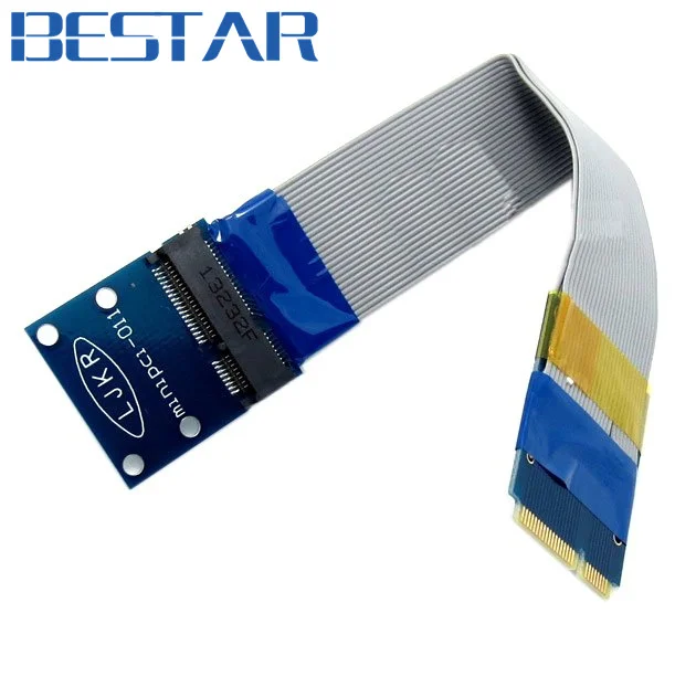 Гибкий мини PCI Express PCI-e Mini pcie pci-exress карта удлинитель 52pin штекер-гнездо FFC кабель |