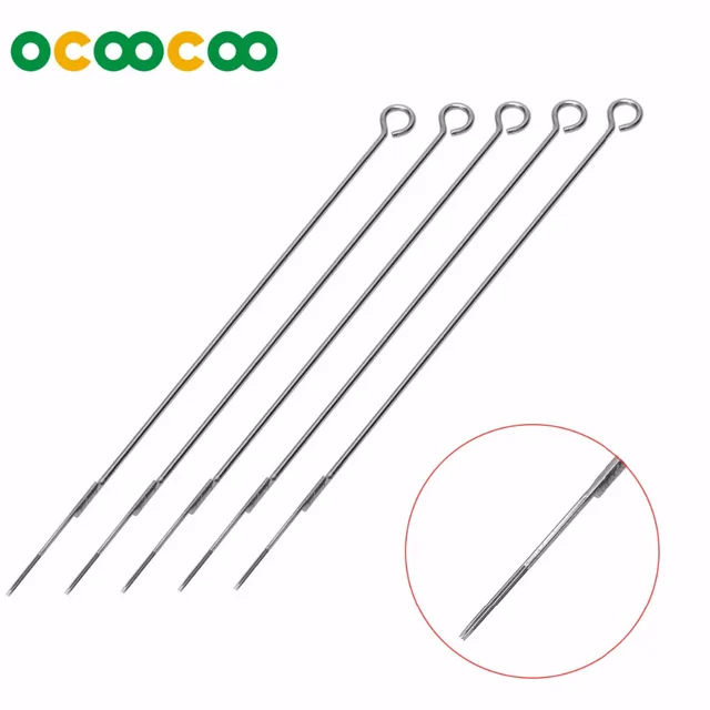 (5PCS) 5RS Disposable Tattoo Needles With RoHS 304 Medical Stainless Steel – Silver (5PCS) (5PCS) 5RS Disposable Tattoo Needles With RoHS 304 Medical Stainless Steel – Silver (5PCS)