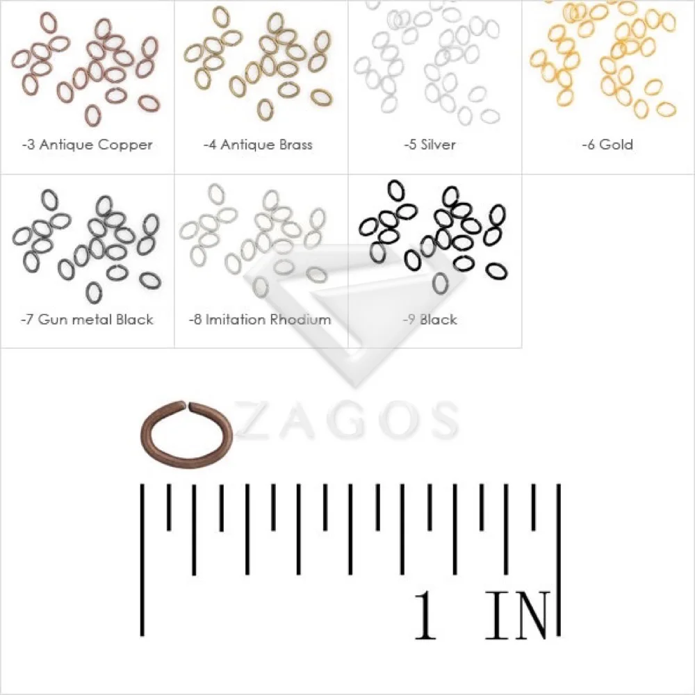 30 г приблизительно 500 шт 4x5,5 мм овальные открытые кольца 21 Калибр кольца для ключей изготовление DIY браслет ювелирные изделия JR0225 6 цветов на выбор