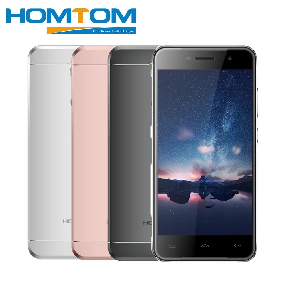HOMTOM HT37 Mobile Phones MT6580 1 3 GHz Quad Core 16G ROM 2G RAM Android 6