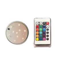 3AAA батарея 2 светодиодный свет база управляется дистанционное управление 16 цветов используется для кальян стеклянный кальян наргиле лампы