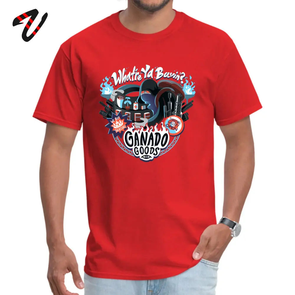  Men's Top T-shirts Ganado Goods Funny Tops Tees All Cotton O-Neck Short Sleeve Summer Tee-Shirt Mother Day Drop Shipping Ganado Goods15938 red