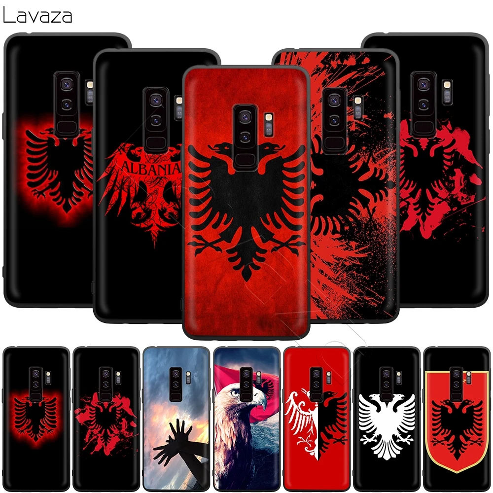 

Lavaza Retro Al Albania Flag Eagle Case for Samsung Galaxy S10 S9 S8 S7 S6 Plus Note 9 8 M30 M20 M10 Edge
