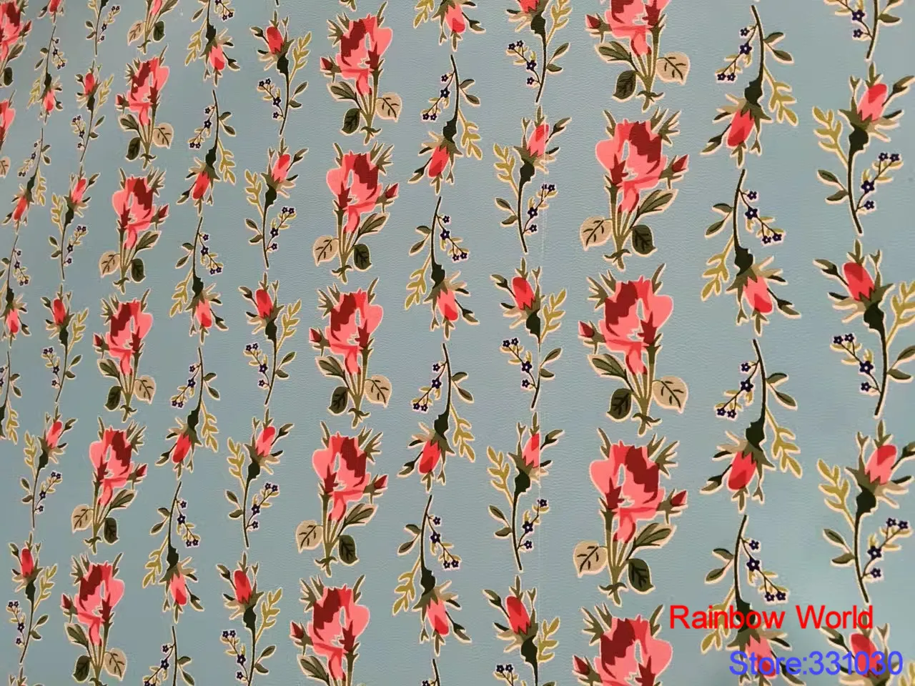 عالية الجودة زهرة نمط فو بو الجلود نسيج ل diy الخياطة أريكة الجدول الأحذية أكياس المواد السرير (1 يارد)