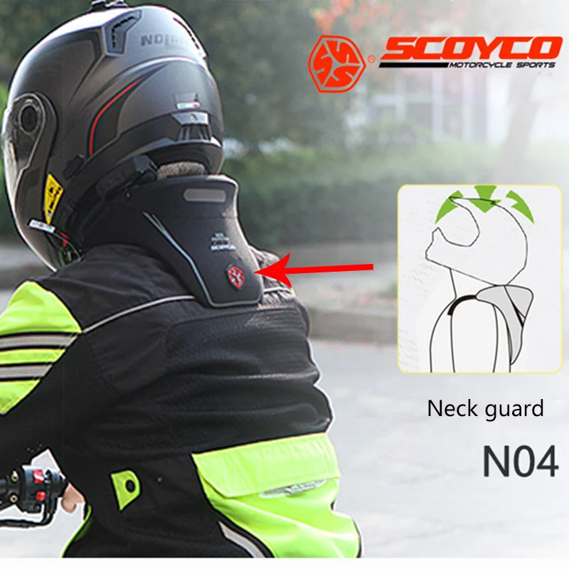 Scoyco Motorcycle Neck Brace Guard Motocross Anti Fatigue Anti