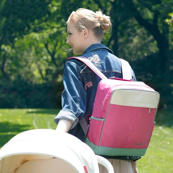 

New Fashion Mummy Maternity Nappy Bag Travel Backpack Designer Large Capacity Baby Bag Waterproof Hot sale Stroller Diaper Bag