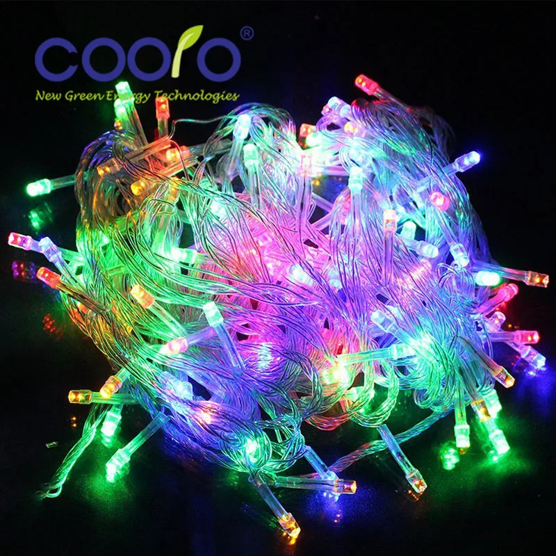 LED String Holiday Light Christmas Lights 110V/220V 10m/100LEDs With 8 Modes for Holiday/Party/Decoration Free shipping | Лампы и