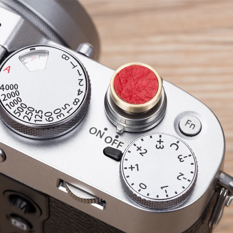 LXH Ретро кожа+ латунь камера Мягкая кнопка спуска затвора для Fujifilm Fuji XT20 X100F X-T2 X100T X-T10 X20 с резиновым кольцом