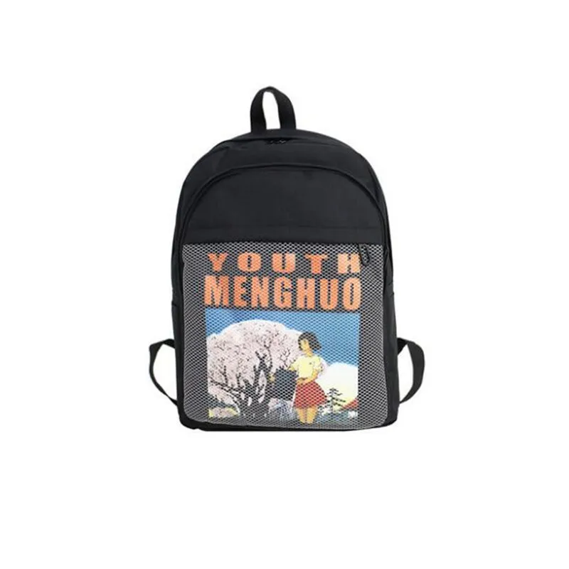 

Bags For Women 2019 Fashion Graffiti Backpack Large Capacity Junior High School Student Bag Campus Backpack Travel Organizer