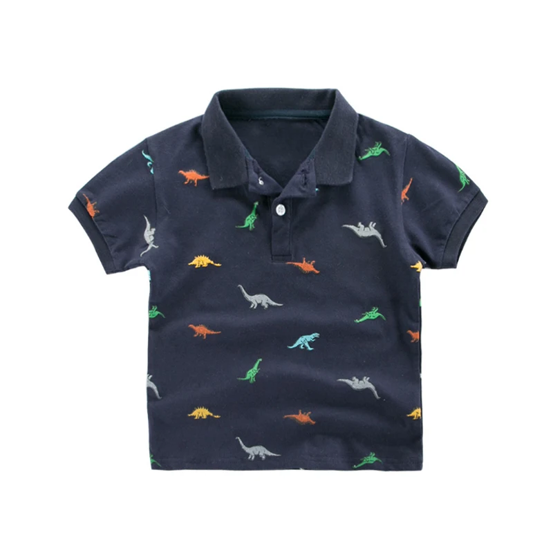 CROAL chery/Милая Детская футболка с динозавром для мальчиков; Детские рубашки; Одежда для маленьких мальчиков; летние рубашки; футболки; топы; одежда