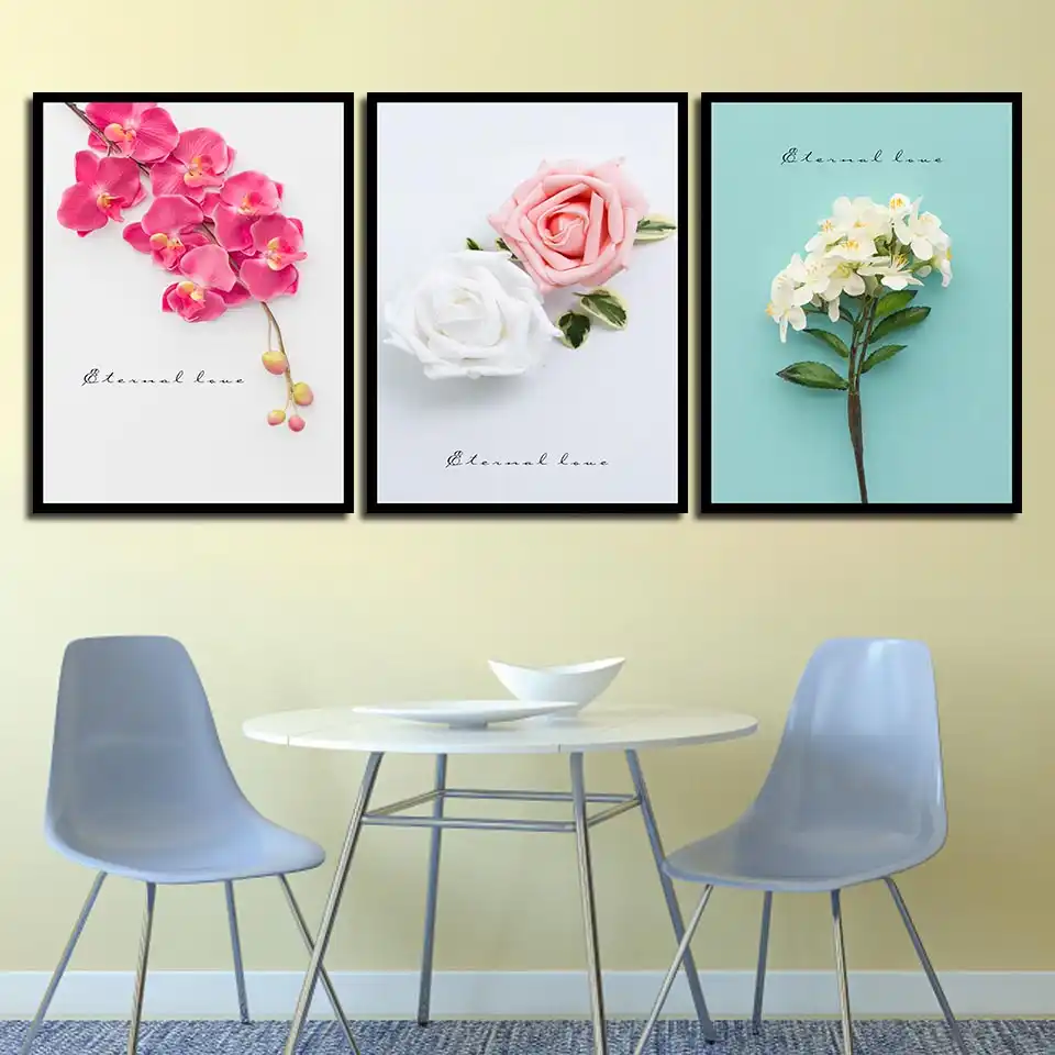 Pared Hd Impresion Imagenes Arte Pintura Hermoso Color Flores
