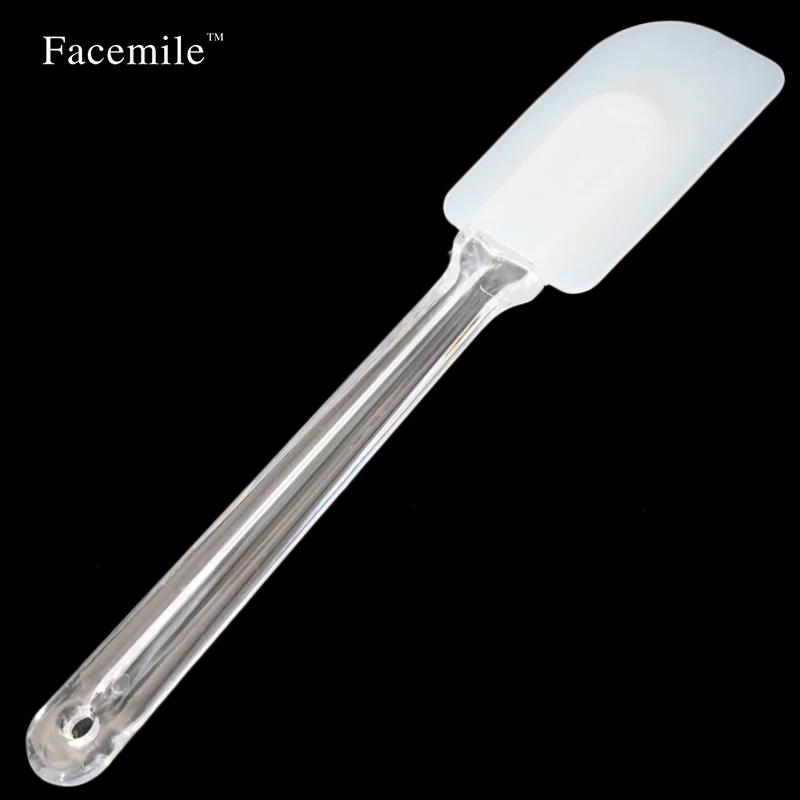 

1PC High Quality Handle Scraper Silicone Spatula Cake Baking Tool Batter Spatula Cake Cream Mixer Long Handled Tool