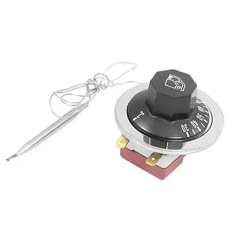 

AC 250V 16A 2 Terminals NO Temperature Control Capillary Thermostat 30-110C