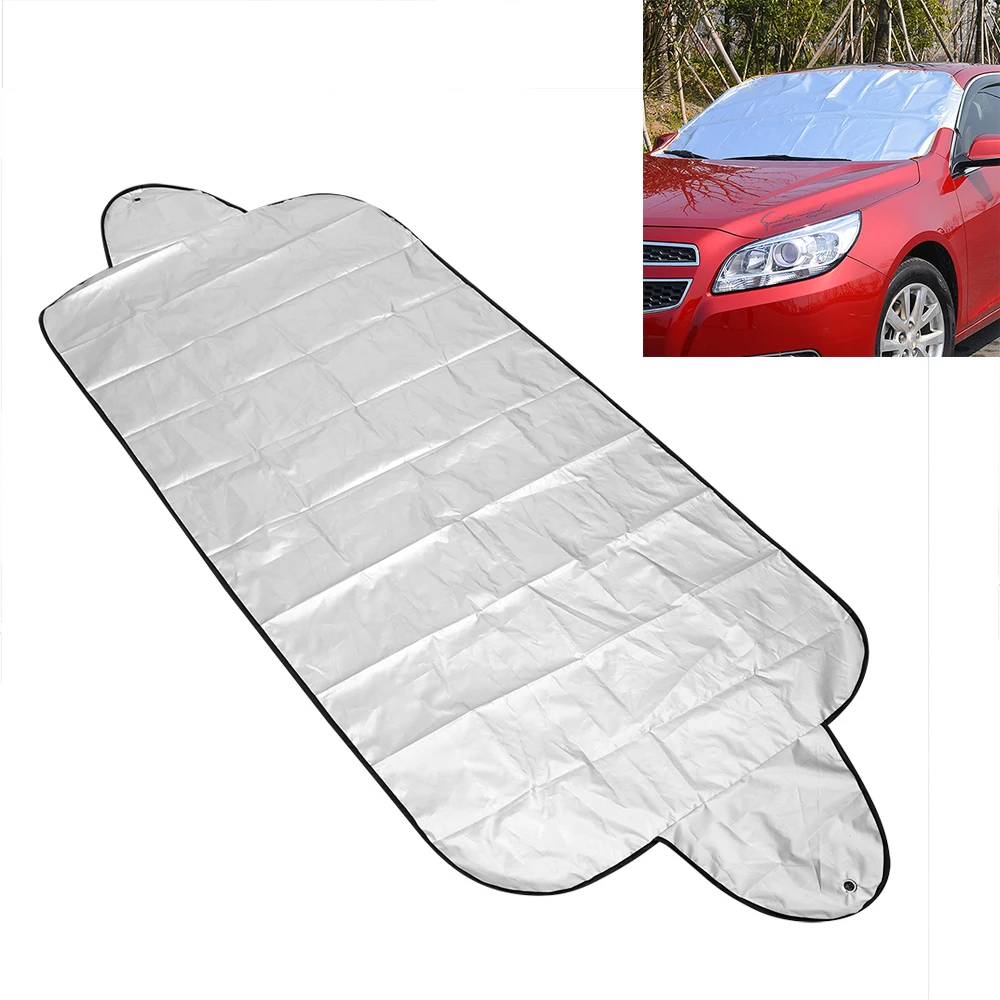 

Anti Snow Frost Ice Shield Car Windscreen Cover Auto Sun Cover Dust Protector Universal 150*70cm Car Windshield Shade