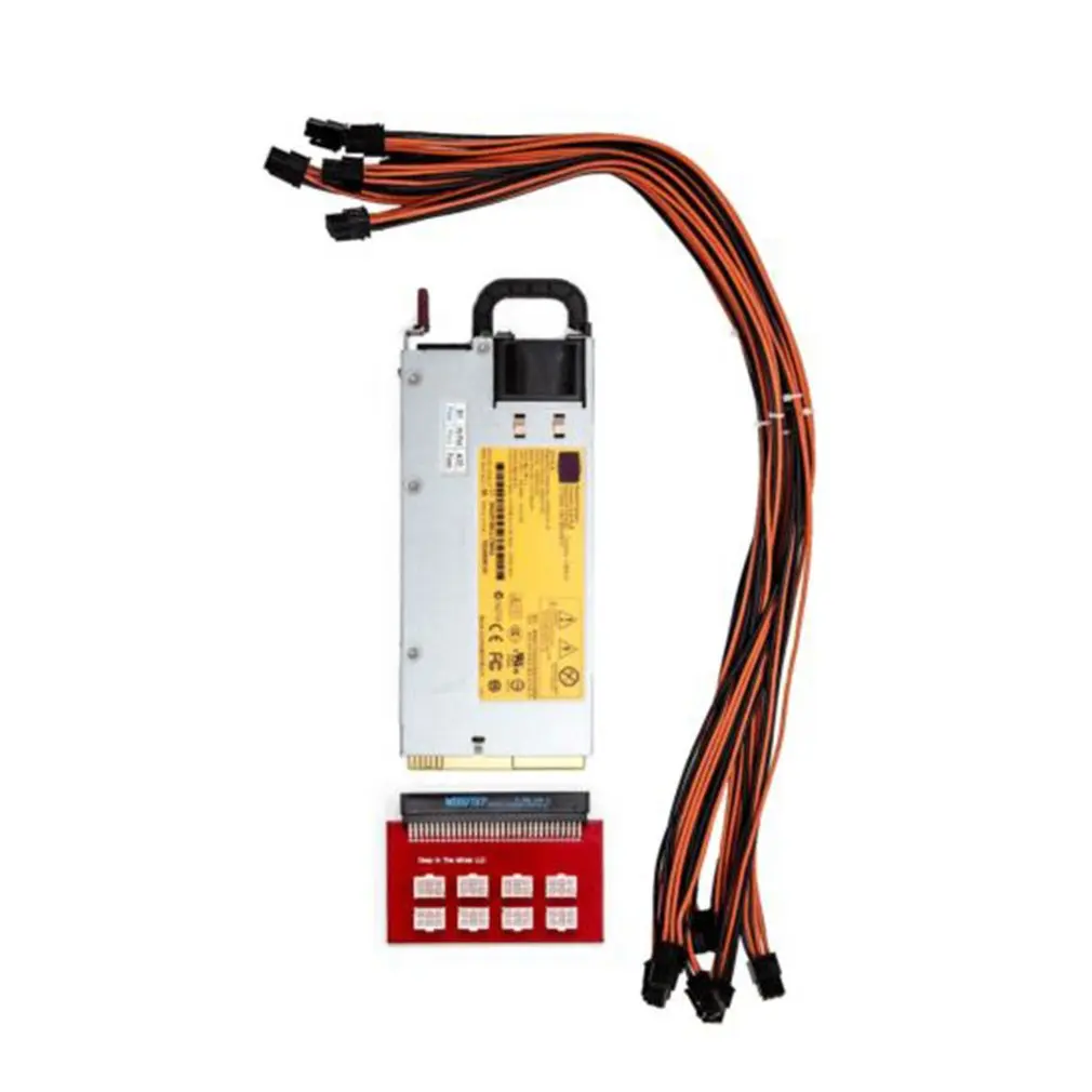 

Platinum Rated 94% Efficiency PSU Power Supply with Cables Complete Kit 14AWG Connector for HP S7 for A4 Dominator