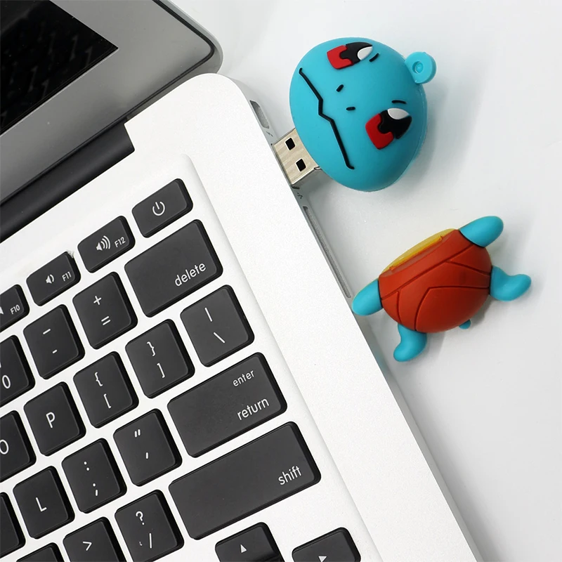 Милый Покемон Монстр USB Flash Drive U диск Сквиртл chelonia Charmander памяти флешки 4 ГБ 8 ГБ 16 ГБ 32 ГБ 64 ГБ накопитель